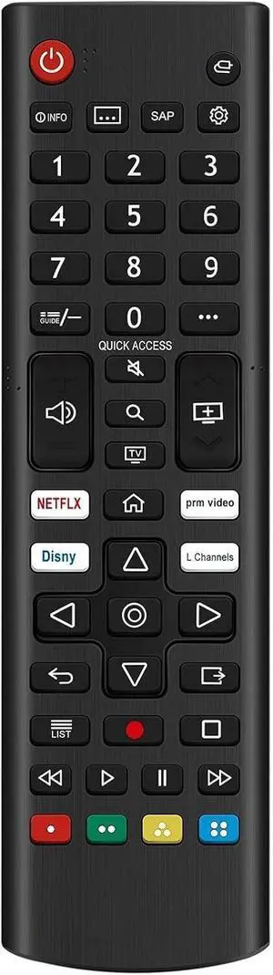 TV Remote Control Controller Replacement for LG 43UA7700PUB 43-Inch, 50UA7700PUB 50-Inch, 55UA7700PUB 55-Inch UHD AI 4K UA77 Series Smart TV (2025) TV Remote Control Controller Replacement for LG 43UA7700PUB 43-Inch, 50UA7700PUB 50-Inch, 55UA7700PUB 55-Inch UHD AI 4K UA77 Series Smart TV (2025)