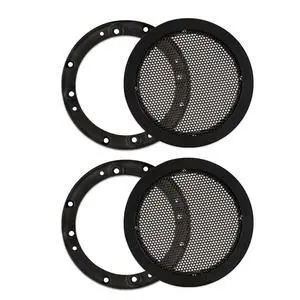Monitor Subwoofer Part, Heavy Duty Steel Mesh Snap On Woofer Grills for 4.5" Speakers 2 Grill Pack (SG-M4-2) Monitor Subwoofer Part, Heavy Duty Steel Mesh Snap On Woofer Grills for 4.5" Speakers 2 Grill Pack (SG-M4-2)