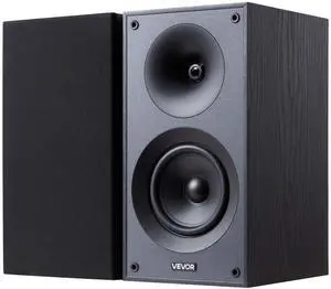 Passive Bookshelf Speaker, 300W, Book Shelf Stereo Speakers with 5.25-Inch Woofer and 1-Inch Tweeter, Detachable Grille, 65Hz-20KHz Frequency Response, Wooden Enclosure,for Home Theater (1 Pair) Passive Bookshelf Speaker, 300W, Book Shelf Stereo Speakers with 5.25-Inch Woofer and 1-Inch Tweeter, Detachable Grille, 65Hz-20KHz Frequency Response, Wooden Enclosure,for Home Theater (1 Pair)