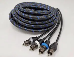 4-Channel Triple Shielded RCA - 12ft 4-Channel Triple Shielded RCA - 12ft
