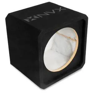 NE121S Single 12" Sealed Subwoofer Enclosure | 1.0 Cu Ft MDF Sub Box with Polyfill, Spring Terminals, Black Carpet Finish NE121S Single 12" Sealed Subwoofer Enclosure | 1.0 Cu Ft MDF Sub Box with Polyfill, Spring Terminals, Black Carpet Finish