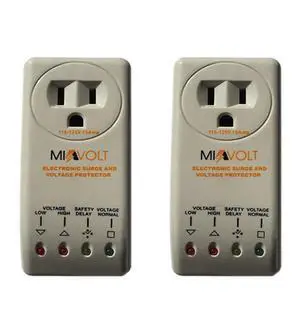2-Pack Refrigerator 1800W Voltage Brownout Appliance Surge Protector 2-Pack Refrigerator 1800W Voltage Brownout Appliance Surge Protector