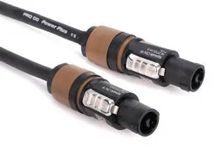 ProCo S12-10 12 AWG Speaker Cable 2 Neutrik SpeakON Connectors 10 Ft | Excellines series cable with SpeakON connectors for secure speaker connections ProCo S12-10 12 AWG Speaker Cable 2 Neutrik SpeakON Connectors 10 Ft | Excellines series cable with SpeakON connectors for secure speaker connections