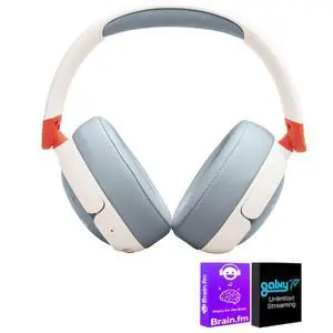 Junior 470NC Kids Wireless Over Ear Noise Canceling Headphones White Bundle with AudioTrends Accessories, Bluetooth Headphones for Children, Safe Sound Technology, Built-in Microphone Junior 470NC Kids Wireless Over Ear Noise Canceling Headphones White Bundle with AudioTrends Accessories, Bluetooth Headphones for Children, Safe Sound Technology, Built-in Microphone