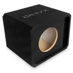 10" Single Ported MDF Black Carpeted Subwoofer Enclosure 1.5 Cu. Ft. with Polyfil | 1.5 Cu. Ft. with Polyfil 10" Single Ported MDF Black Carpeted Subwoofer Enclosure 1.5 Cu. Ft. with Polyfil | 1.5 Cu. Ft. with Polyfil