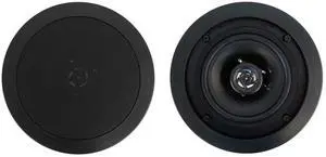 CC525T Black 5.25" 70V 40W RMS Commercial Ceiling Speakers Pair | Adjustable Tap 2.5W-20W, 2-Way, 8 Ohm Compatible, Swivel Tweeter, Paintable Grills, In-Ceiling, For Restaurants CC525T Black 5.25" 70V 40W RMS Commercial Ceiling Speakers Pair | Adjustable Tap 2.5W-20W, 2-Way, 8 Ohm Compatible, Swivel Tweeter, Paintable Grills, In-Ceiling, For Restaurants