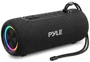 Portable Bluetooth Speaker - IPX5 Waterproof, Multi-Color LED, TWS Stereo Pairing, USB/AUX/FM, 20W Peak Power, 5H Battery, Built-In Mic, Shockproof ABS Design - Outdoor, Travel, Home Portable Bluetooth Speaker - IPX5 Waterproof, Multi-Color LED, TWS Stereo Pairing, USB/AUX/FM, 20W Peak Power, 5H Battery, Built-In Mic, Shockproof ABS Design - Outdoor, Travel, Home