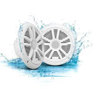 Boss Audio MR6W 6.5" 180W Dual Cone Marine/Boat Speakers Stereo, White (8 Pack) Boss Audio MR6W 6.5" 180W Dual Cone Marine/Boat Speakers Stereo, White (8 Pack)