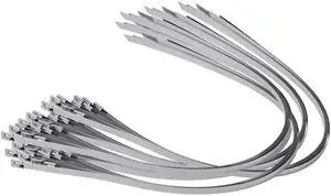 42" Supreme 316 Stainless Steel Cable Zip Ties, 150 lb, (100 Piece) 42" Supreme 316 Stainless Steel Cable Zip Ties, 150 lb, (100 Piece)