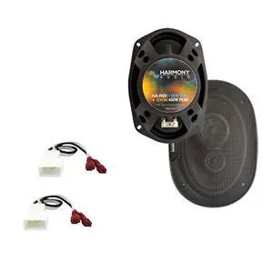 Fits 2002-2006 Toyota Camry Rear Deck 6x9 Speakers with Harness | plug-in wiring adapter included, complete replacement kit, direct factory upgrade, fuller sound over stock Fits 2002-2006 Toyota Camry Rear Deck 6x9 Speakers with Harness | plug-in wiring adapter included, complete replacement kit, direct factory upgrade, fuller sound over stock