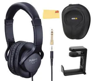 RH-5 Monitor Headphones Bundle with Case, Stand, and Austin Bazaar Polishing Cloth RH-5 Monitor Headphones Bundle with Case, Stand, and Austin Bazaar Polishing Cloth