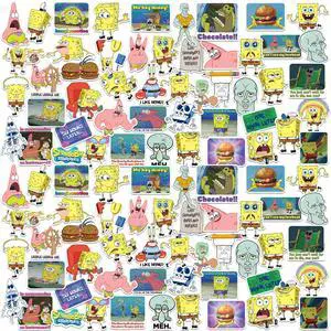 Spongebob Meme 150ct Vinyl L Deluxe Stickers, Skateboard, Indoor/Outdoor Spongebob Meme 150ct Vinyl L Deluxe Stickers, Skateboard, Indoor/Outdoor
