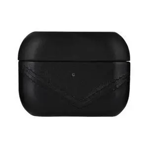 Premium Leather Case Compatible with Apple AirPods 3, Wireless Charging, Two-Piece Design (Black) Premium Leather Case Compatible with Apple AirPods 3, Wireless Charging, Two-Piece Design (Black)