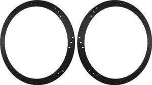 12" Subwoofer Speaker Spacers Depth Extender Extending Rings - 1/4" thick - ID: 11 1/8" OD: 12 7/8" - 1 Pair - SSK12 - Stackable - Perfect For Framing Fiberglass Enclosures 12" Subwoofer Speaker Spacers Depth Extender Extending Rings - 1/4" thick - ID: 11 1/8" OD: 12 7/8" - 1 Pair - SSK12 - Stackable - Perfect For Framing Fiberglass Enclosures