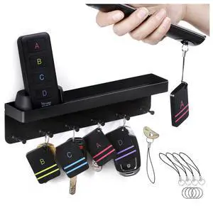 Key Finder Trackers & Retriever with Metal Key Hooks - Beeper Tag Locators to Find TV Remote Control Fast- Keychain Tracker Tags - Tracking Items, Keys, Purse, Wallet, to Locate Them Quickly Key Finder Trackers & Retriever with Metal Key Hooks - Beeper Tag Locators to Find TV Remote Control Fast- Keychain Tracker Tags - Tracking Items, Keys, Purse, Wallet, to Locate Them Quickly