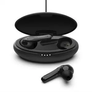 Wireless Earbuds, SOUNDFORM Move True Wireless Bluetooth Earphones with Touch Controls, IPX5 Certified, Sweat and Water Resistant with Deep Bass for iPhone, Galaxy, and More - Black Wireless Earbuds, SOUNDFORM Move True Wireless Bluetooth Earphones with Touch Controls, IPX5 Certified, Sweat and Water Resistant with Deep Bass for iPhone, Galaxy, and More - Black