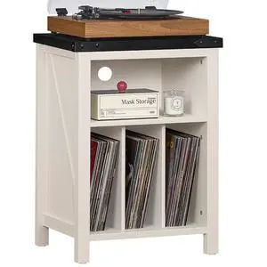Record Player Stand with Vinyl Record Storage Holds up to 160 Albums,Large Wood Record Player Table Dispaly ShelfWhite Turntable Stand Cabinet for Living Room,Bedroom,Office 8 Record Player Stand with Vinyl Record Storage Holds up to 160 Albums,Large Wood Record Player Table Dispaly ShelfWhite Turntable Stand Cabinet for Living Room,Bedroom,Office 8