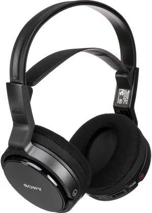 MDR-RF912RK Over-Ear Wireless Radio Frequency Stereo TV Headphone System with 40mm Drivers, Noise Reduction and Long Wireless Range, Black (Non-Retail Packaging) MDR-RF912RK Over-Ear Wireless Radio Frequency Stereo TV Headphone System with 40mm Drivers, Noise Reduction and Long Wireless Range, Black (Non-Retail Packaging)