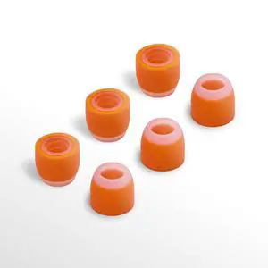 W New Improved Ear Tips Hybrid Design: Soft Memory Foam Core and Outside Silicone. Comfortable Fit & Longer Life - 3 Pairs (Small) W New Improved Ear Tips Hybrid Design: Soft Memory Foam Core and Outside Silicone. Comfortable Fit & Longer Life - 3 Pairs (Small)