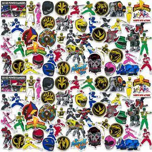 Mighty Morphin Power Rangers 100 Vinyl Stickers Waterproof Die-Cut Decals Mighty Morphin Power Rangers 100 Vinyl Stickers Waterproof Die-Cut Decals