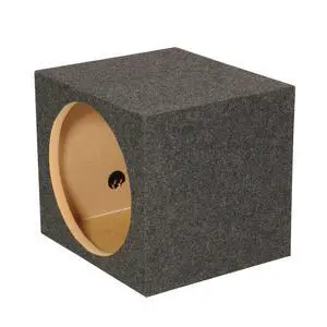 QPower 12 Inch Single Sealed Heavy-Duty Subwoofer Enclosure Box for Car QPower 12 Inch Single Sealed Heavy-Duty Subwoofer Enclosure Box for Car