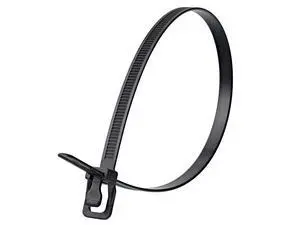 32-Inch Black Reusable Releasable Cable Ties 10 Pack, 175 lb Strength, Patented Quick-Release, Ultra-Durable for Heavy-Duty Commercial and Industrial Applications 32-Inch Black Reusable Releasable Cable Ties 10 Pack, 175 lb Strength, Patented Quick-Release, Ultra-Durable for Heavy-Duty Commercial and Industrial Applications