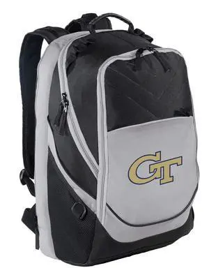 Georgia Tech Backpack GT Laptop Bag | Yellow Jackets Official Logo, Padded Laptop Compartment, Fits Up to 17" Laptops, 600D Polyester Georgia Tech Backpack GT Laptop Bag | Yellow Jackets Official Logo, Padded Laptop Compartment, Fits Up to 17" Laptops, 600D Polyester