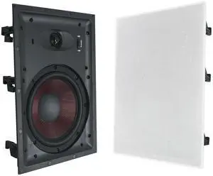 WA858 White 8" in-Wall Home Speakers Pair with Kevlar Woofer | 1 Inch Silk Dome Tweeter, 320W Peak, 80W RMS, Paintable Magnetic Grill, 8 Ohm, 2-Way Crossover, Flush Mount WA858 White 8" in-Wall Home Speakers Pair with Kevlar Woofer | 1 Inch Silk Dome Tweeter, 320W Peak, 80W RMS, Paintable Magnetic Grill, 8 Ohm, 2-Way Crossover, Flush Mount