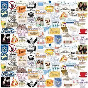 Gilmore Girls 150ct Vinyl L Deluxe Stickers, Skateboard, Indoor/Outdoor Gilmore Girls 150ct Vinyl L Deluxe Stickers, Skateboard, Indoor/Outdoor