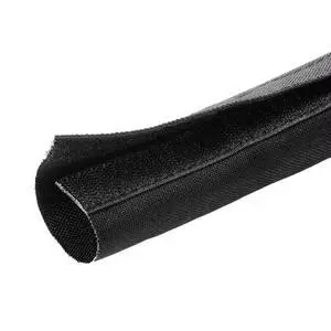 2" Inch - 25' Feet Tuff Weave Wrap Heavy Duty Nylon Woven Sleeving Flexible Side Entry Hose Industrial Protective Sleeve for Pipes, Wires, Cables, and Cords Black 2" Inch - 25' Feet Tuff Weave Wrap Heavy Duty Nylon Woven Sleeving Flexible Side Entry Hose Industrial Protective Sleeve for Pipes, Wires, Cables, and Cords Black