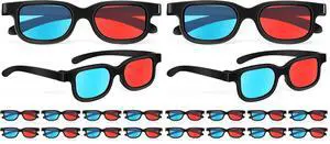 Red-Blue 3D Glasses: Lightweight Abs Frame with a-Grade Lenses for Enhanced Video 3D Viewing Experience Red-Blue 3D Glasses: Lightweight Abs Frame with a-Grade Lenses for Enhanced Video 3D Viewing Experience