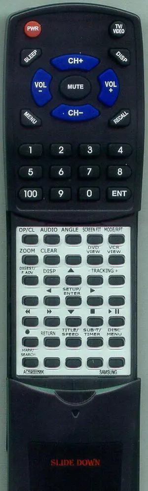Replacement Remote Control for Samsung DVDR2000, DVDV7070, 00058K, DVDV2200, DVDV2000 Replacement Remote Control for Samsung DVDR2000, DVDV7070, 00058K, DVDV2200, DVDV2000
