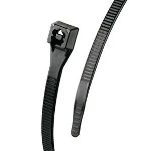 46-314UVBFZ Xtreme Temperature Cable Tie, 14 inch, Cold and Hot Weather, 50 lb, Electrical Wire and Cord Management, Nylon Zip Tie, 100 Pk, UV Resistant Black 46-314UVBFZ Xtreme Temperature Cable Tie, 14 inch, Cold and Hot Weather, 50 lb, Electrical Wire and Cord Management, Nylon Zip Tie, 100 Pk, UV Resistant Black