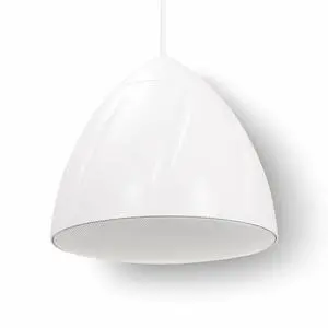 5.25" Outdoor Weatherproof Pendant Speaker (LYRA-5W) | IP55 Enclosure, Ceiling Suspension, 5.25" Woofer, 70V/100V/8, for Home & Commercial Installations, White 5.25" Outdoor Weatherproof Pendant Speaker (LYRA-5W) | IP55 Enclosure, Ceiling Suspension, 5.25" Woofer, 70V/100V/8, for Home & Commercial Installations, White