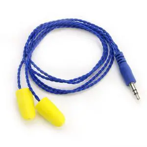AlphaBud Foam Stereo Earbud Speakers with 1/8" Molded Plug | Clear Stereo Racing Audio with Miniature Transducers, 20-Inch Blue Cable, and 1/8" Molded Plug AlphaBud Foam Stereo Earbud Speakers with 1/8" Molded Plug | Clear Stereo Racing Audio with Miniature Transducers, 20-Inch Blue Cable, and 1/8" Molded Plug