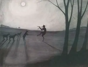 Léon Spilliaert: 1900: Faun by Moonlight: Archival Quality Art Print Léon Spilliaert: 1900: Faun by Moonlight: Archival Quality Art Print
