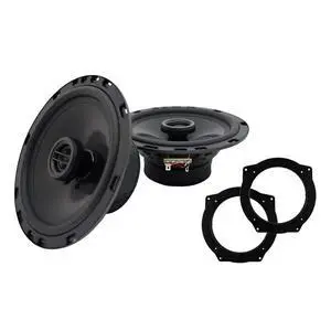 Fits Mini Cooper 2002-2006 6.5" Front Speakers with Adapter | 300W pair, factory replacement, crisp highs, warm midrange, 6.5 inch size, 2004 door panels, car stereo Fits Mini Cooper 2002-2006 6.5" Front Speakers with Adapter | 300W pair, factory replacement, crisp highs, warm midrange, 6.5 inch size, 2004 door panels, car stereo