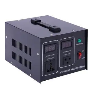Step UP/Down Transformer 220v to 110v, 500W Voltage Converter 220 to 110 120v to 240V Heavy Duty Power Transformer Automatic Voltage Regulator Stabilizer Circuit Breaker Protection Step UP/Down Transformer 220v to 110v, 500W Voltage Converter 220 to 110 120v to 240V Heavy Duty Power Transformer Automatic Voltage Regulator Stabilizer Circuit Breaker Protection