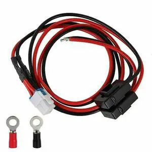 DC Power Cable 12AWG for Kenwood TS-590S for Yaesu: FT-2000, FT-950, FT-450 FTDX-1200, FTDX-3000, FTDX-101 for ICOM FT-891 IC-7100 IC-7300 IC-9700 IC-7610 4PIN DC Power Cable 12AWG for Kenwood TS-590S for Yaesu: FT-2000, FT-950, FT-450 FTDX-1200, FTDX-3000, FTDX-101 for ICOM FT-891 IC-7100 IC-7300 IC-9700 IC-7610 4PIN