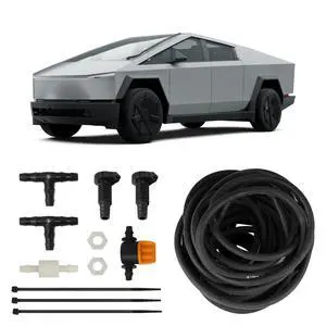 Side Fender Camera Washer System fits 2024+ Cyber Truck | Complete DIY Installation | Durable High & Low Temperature Tubing | Convenient Lens Cleaning | Made in the USA Side Fender Camera Washer System fits 2024+ Cyber Truck | Complete DIY Installation | Durable High & Low Temperature Tubing | Convenient Lens Cleaning | Made in the USA