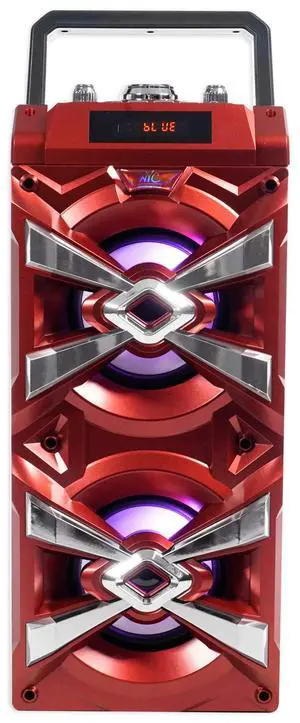 X-Tower Bluetooth Speaker, 50W Peak Power, Dual 4" Speakers, Mic Input & Echo, LED Display, TF Card & USB Playback, Perfect for Karaoke & Parties X-Tower Bluetooth Speaker, 50W Peak Power, Dual 4" Speakers, Mic Input & Echo, LED Display, TF Card & USB Playback, Perfect for Karaoke & Parties