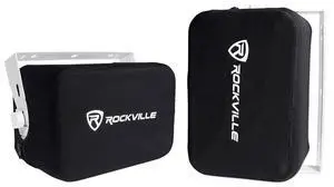2 RWBC65S Neoprene Covers for Select 6.5" Outdoor/Patio/Boat Speakers | Water/Moisture Protection, Heavy Duty Stitching, Zipper Closure, Includes 2 Covers, Durable Neoprene Fabric 2 RWBC65S Neoprene Covers for Select 6.5" Outdoor/Patio/Boat Speakers | Water/Moisture Protection, Heavy Duty Stitching, Zipper Closure, Includes 2 Covers, Durable Neoprene Fabric