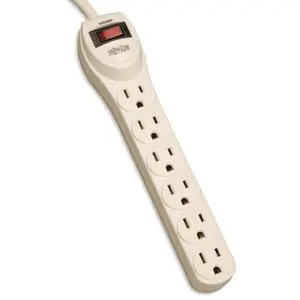 6 Outlet Home & Office Waber Power Strip, 4ft Cord with 5-15P Plug (PS6) 6 Outlet Home & Office Waber Power Strip, 4ft Cord with 5-15P Plug (PS6)