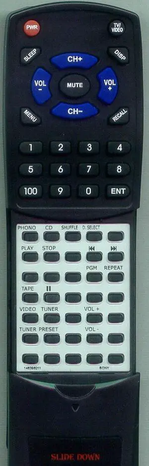 Replacement Remote Control for Sony RMS380, TAAX285, TAAX380, STJX380, 146398211 Replacement Remote Control for Sony RMS380, TAAX285, TAAX380, STJX380, 146398211