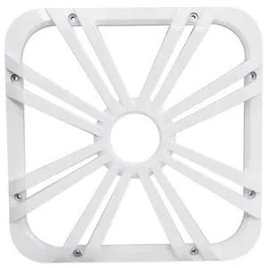 12-inch (30cm) Square Subwoofer Grille for 11S12L7,LED, White | Protects your speaker cone, illuminated accent glow, rugged protective cover, simple install, clean custom build look 12-inch (30cm) Square Subwoofer Grille for 11S12L7,LED, White | Protects your speaker cone, illuminated accent glow, rugged protective cover, simple install, clean custom build look