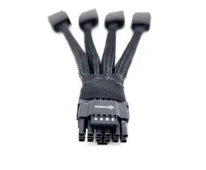 12VHPWR Power Adapter Cable for Nvidia RTX 4090 4080 H100 1x Male 12pin 4X Female 8Pin 12VHPWR Power Adapter Cable for Nvidia RTX 4090 4080 H100 1x Male 12pin 4X Female 8Pin