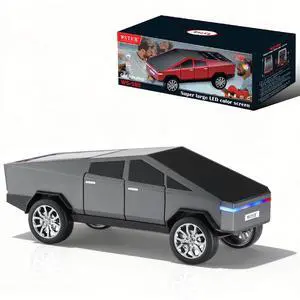 WS-580 Futuristic Truck Model Bluetooth Replica Speaker with LED Display Screen TWS Stereo, FM Radio, USB/TF Playback, Built-in Mic, Gift for Model Collectors, Car Fans & Gadget Lovers (Gray) WS-580 Futuristic Truck Model Bluetooth Replica Speaker with LED Display Screen TWS Stereo, FM Radio, USB/TF Playback, Built-in Mic, Gift for Model Collectors, Car Fans & Gadget Lovers (Gray)
