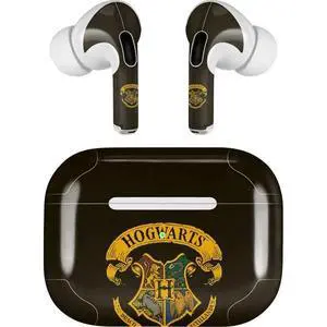 Decal Audio Skin Compatible with Apple AirPods Pro - Officially Licensed Wizarding World Harry Potter Hogwarts Houses Crest Design Decal Audio Skin Compatible with Apple AirPods Pro - Officially Licensed Wizarding World Harry Potter Hogwarts Houses Crest Design