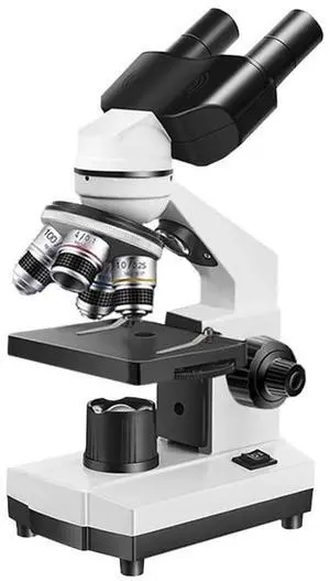 Binocular Compound Microscope for Adults & Students, 40X-5000X Magnification with Dual Upper and Lower LED Lights, Ideal for Laboratory, Classroom, and Home Teaching Binocular Compound Microscope for Adults & Students, 40X-5000X Magnification with Dual Upper and Lower LED Lights, Ideal for Laboratory, Classroom, and Home Teaching