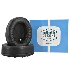Choice Suede & Leather Replacement Ear Pads for Sony WH-1000XM4 Headphones | Premium Memory Foam Cushions in Black and Grey | Upgrade Comfort and Sound Isolation Choice Suede & Leather Replacement Ear Pads for Sony WH-1000XM4 Headphones | Premium Memory Foam Cushions in Black and Grey | Upgrade Comfort and Sound Isolation